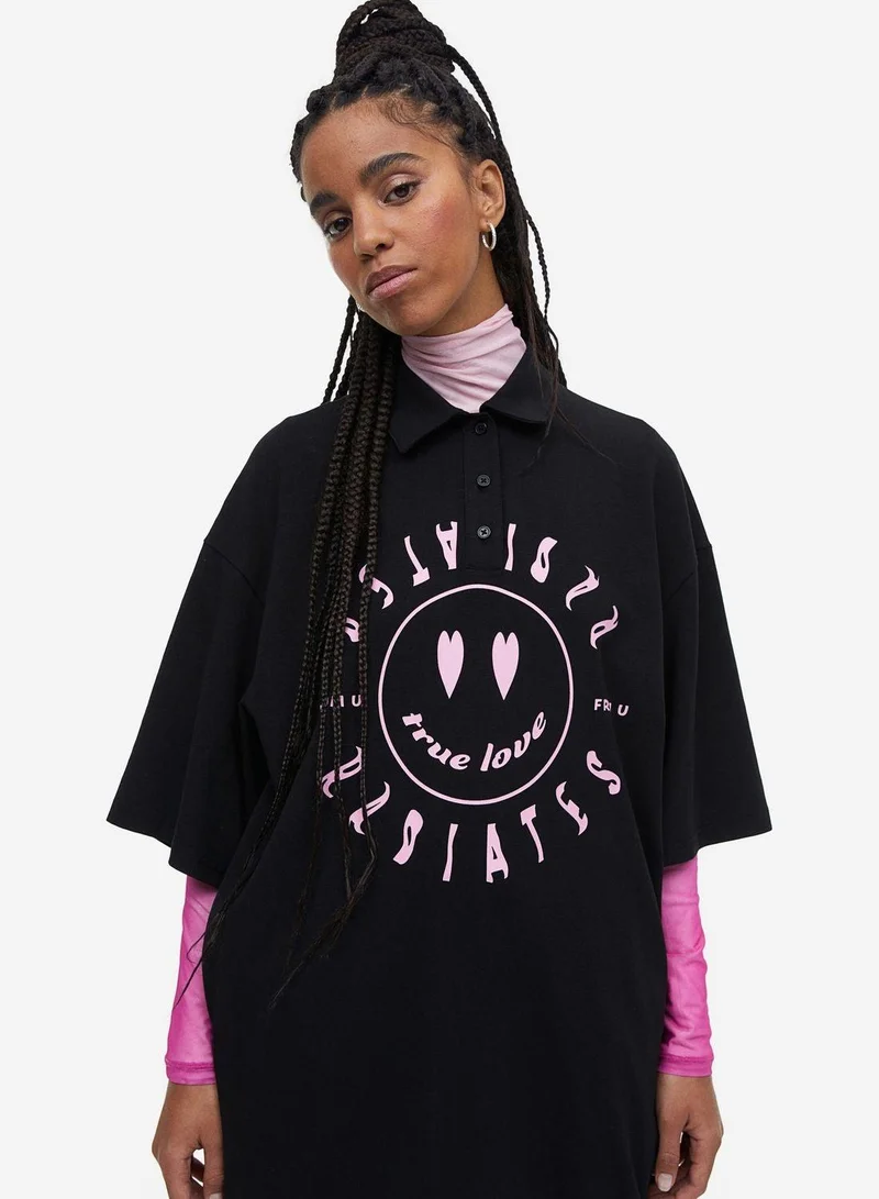 H&M Graphic Print Dress